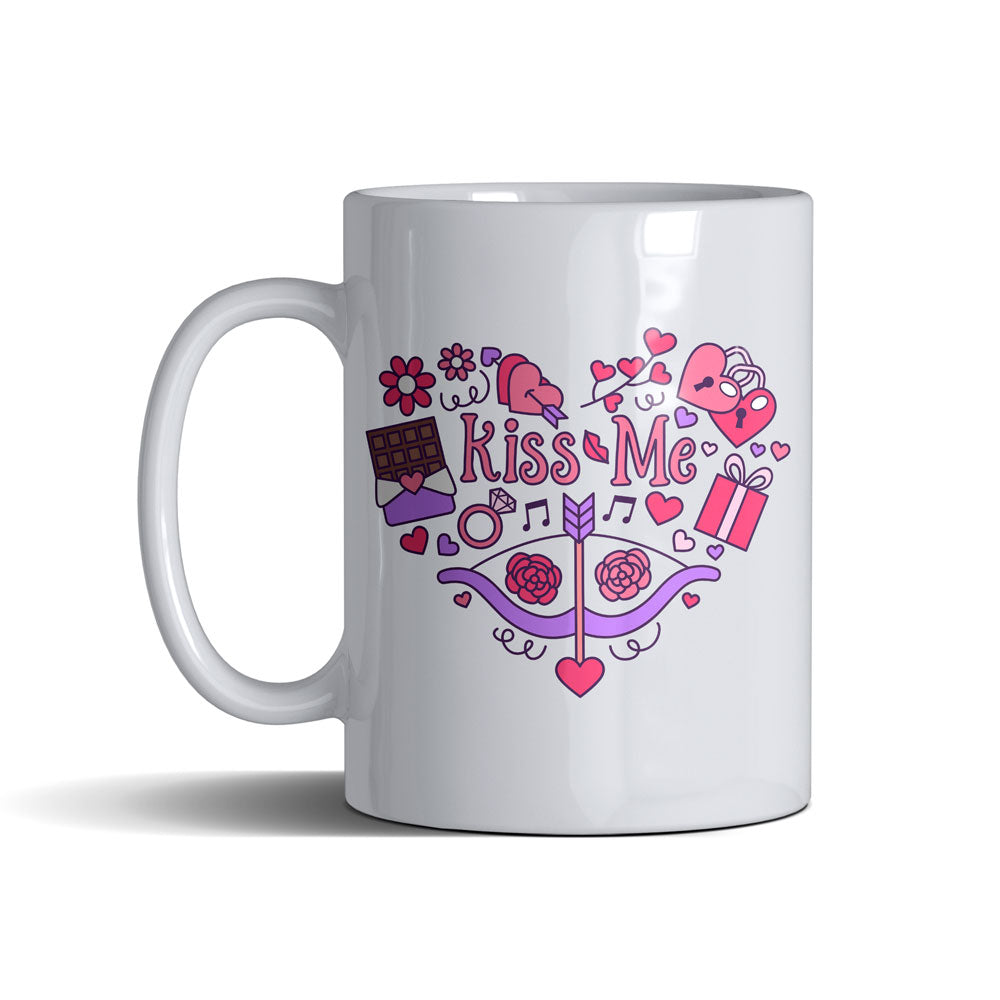 Heart Doddle  - White Mug