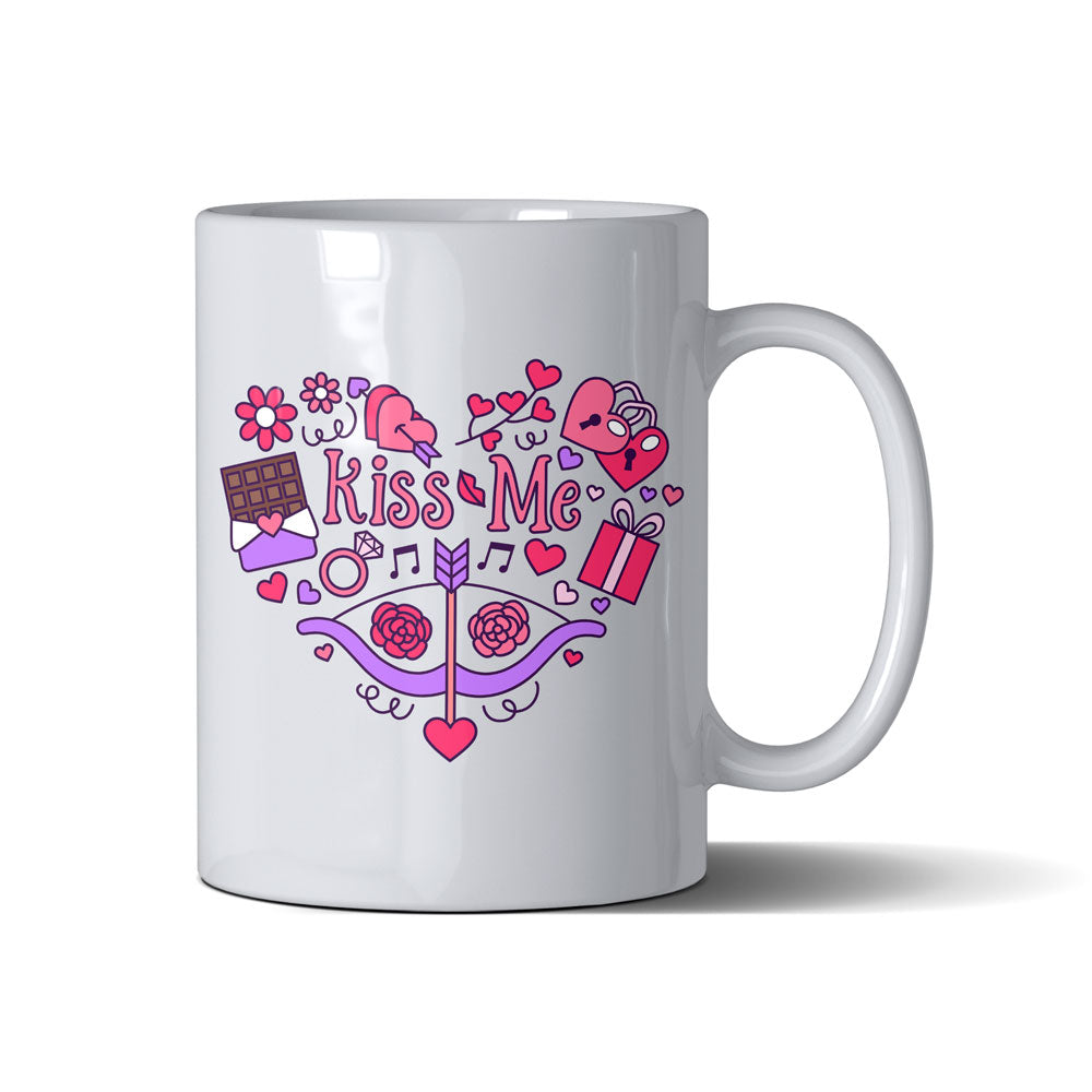 Heart Doddle  - White Mug