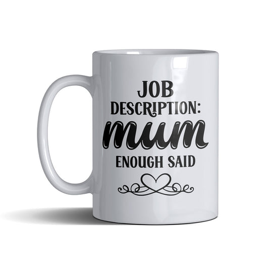 Job Description - White Mug