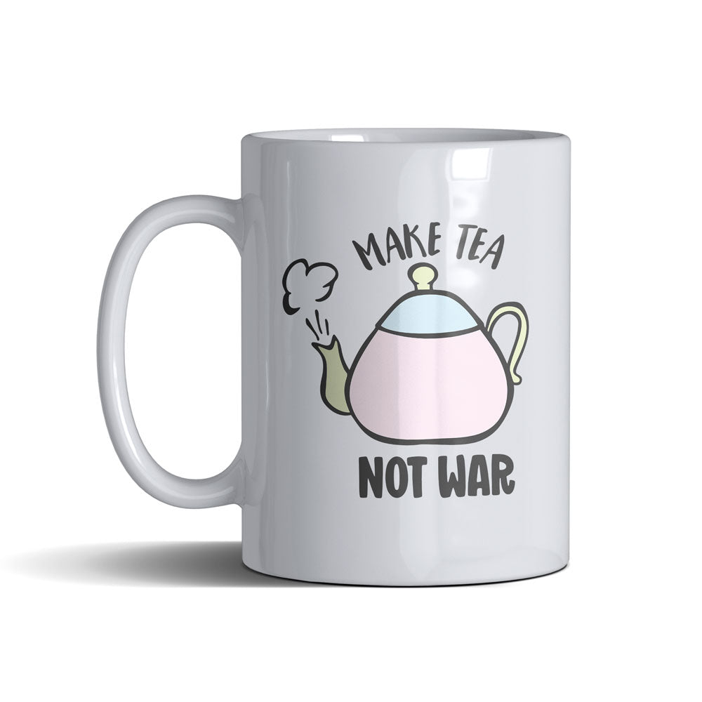 Make Tea Not War - White Mug