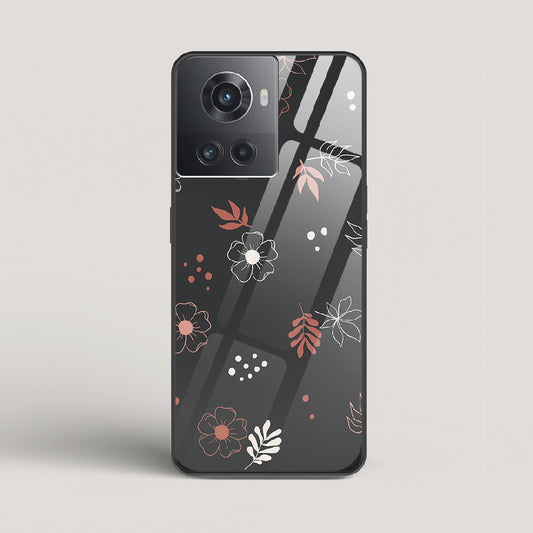 Boho Floral Midnight - OnePlus 10R Glass Gripper Case