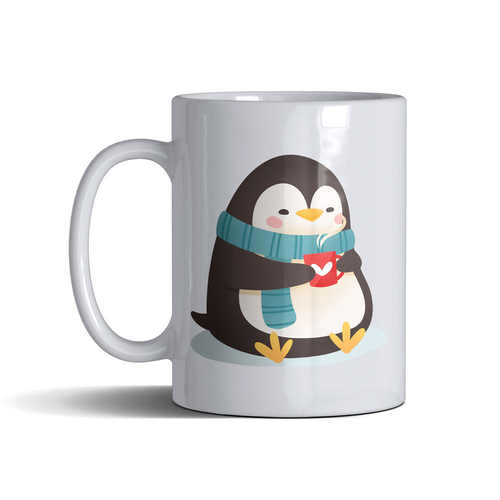 Lovely Penguin  - White Mug