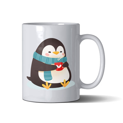 Lovely Penguin  - White Mug