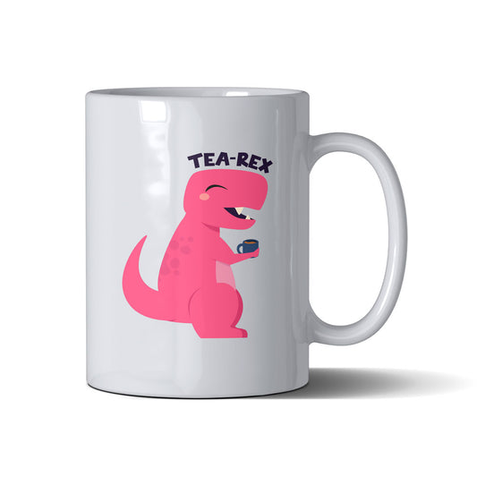 Tea Rex  - White Mug