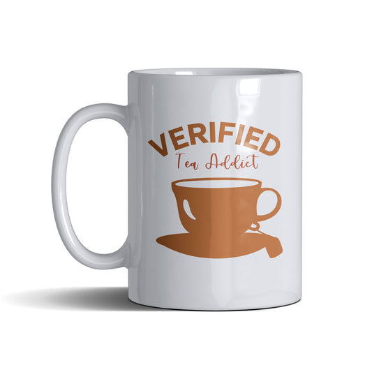 Verified Tea Addict  - White Mug