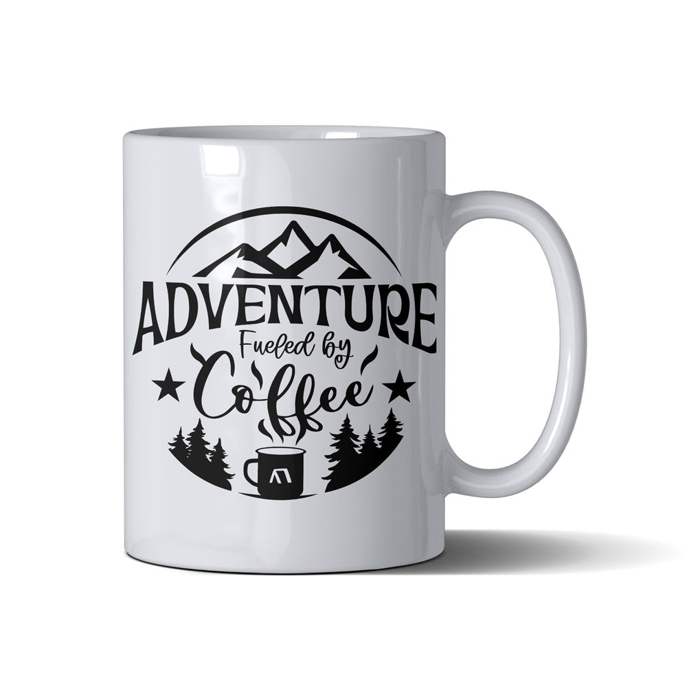 Adventures Fueled By Coffee02  - White Mug