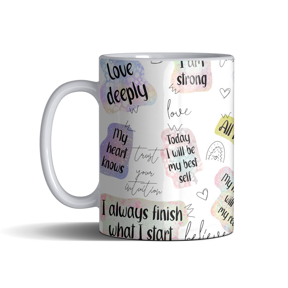 Motivating Quotes - White Mug