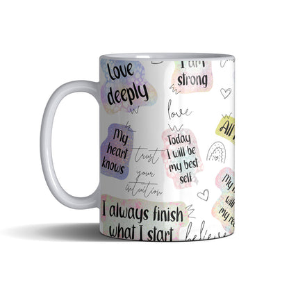 Motivating Quotes - White Mug