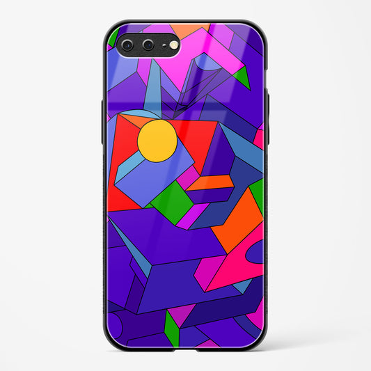 Geometric Chroma  Apple iPhone 8 Plus Glass Gripper Case