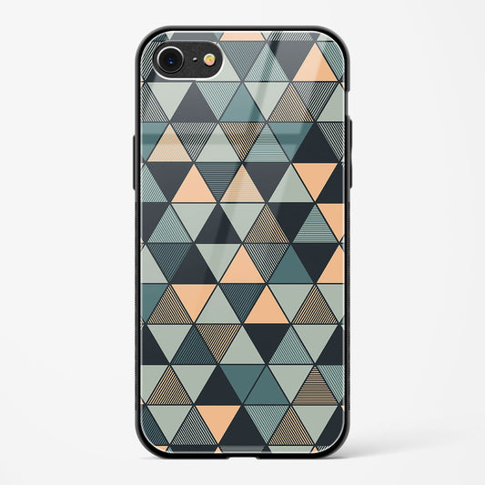 Triangle Mosaic Apple iPhone 8 Glass Gripper Case