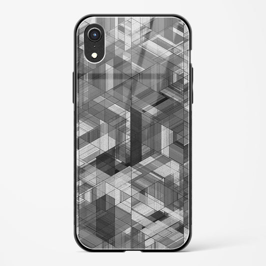 Black Diamond Grid Apple iPhone XR Glass Gripper Case