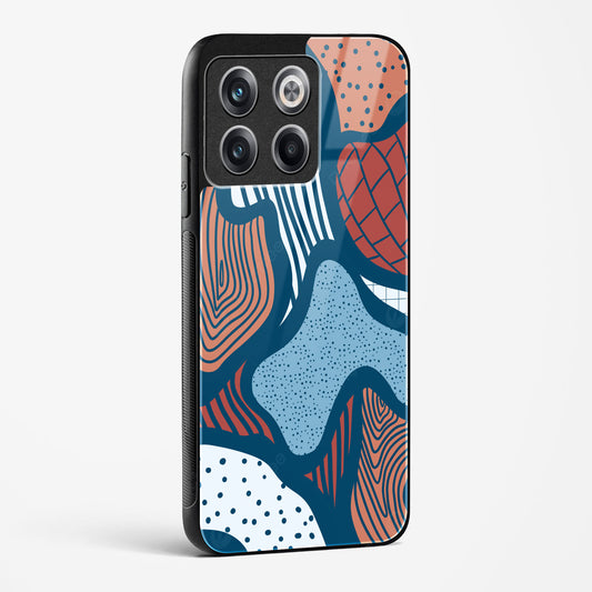 Doodle Waves OnePlus OnePlus 10T Glass Gripper Case