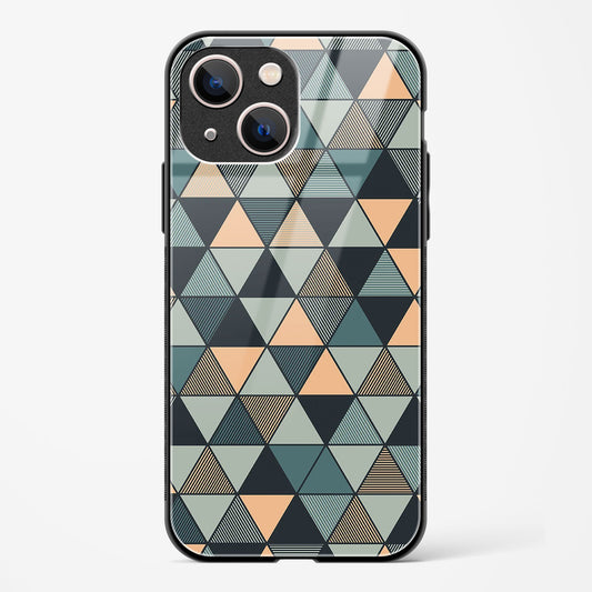 Triangle Mosaic Apple iPhone 13 Mini Glass Gripper Case