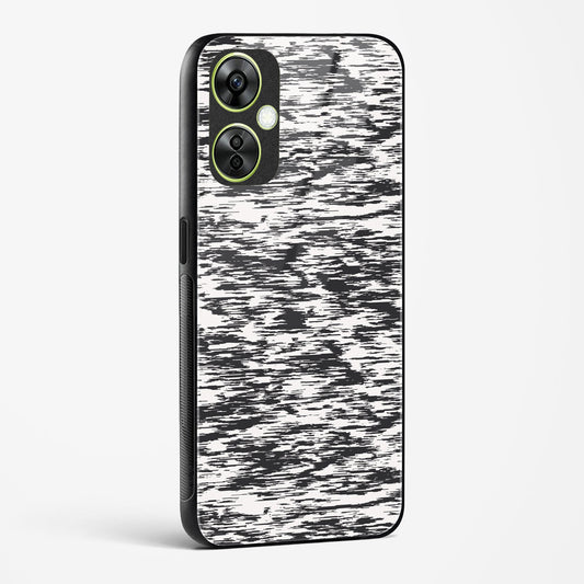 Black and White Glitch OnePlus OnePlus Nord CE 3 Lite Glass Gripper Case