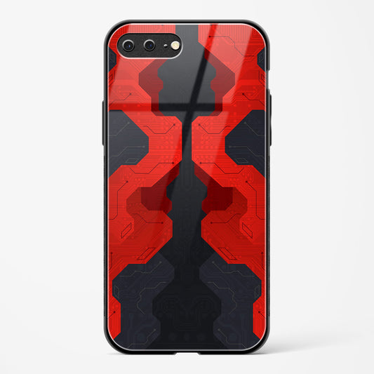 Crimson Fury Apple iPhone 8 Plus Glass Gripper Case