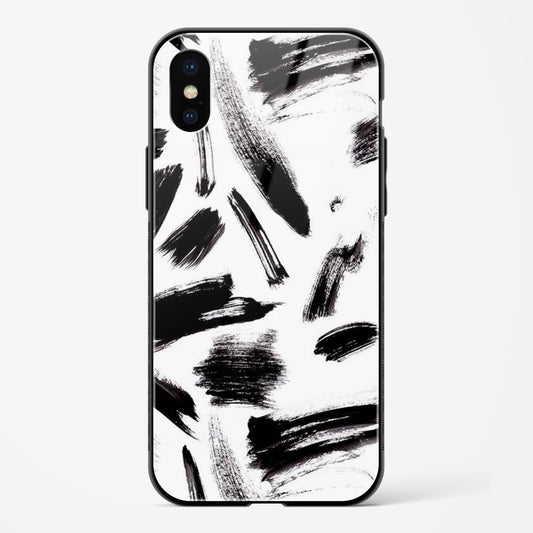 Ink Marks Apple iPhone XS Max Glass Gripper Case