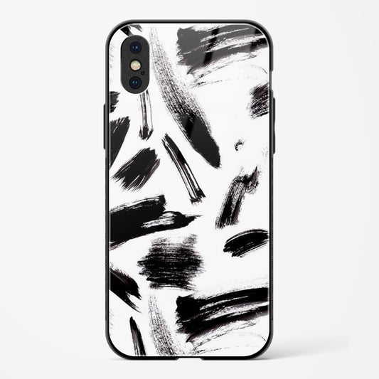 Ink Marks Apple iPhone X Glass Gripper Case