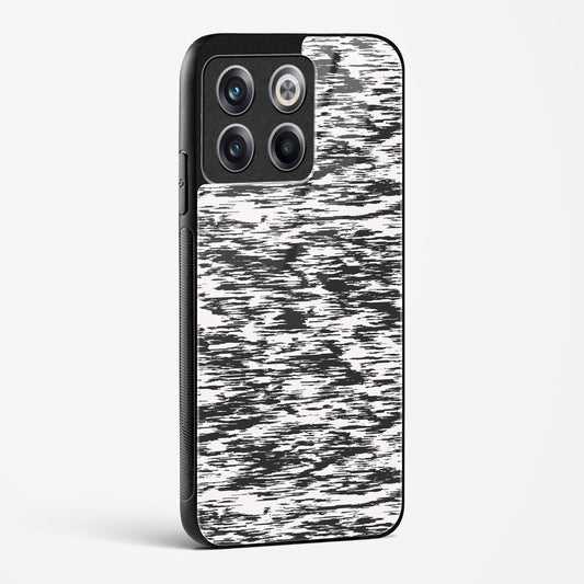 Black and White Glitch OnePlus OnePlus 10T Glass Gripper Case