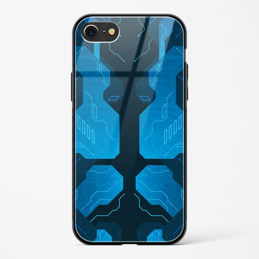 Cobalt Cascade Apple iPhone 7 Glass Gripper Case