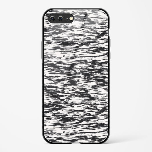 Black And White Glitch Apple iPhone 7 Plus Glass Gripper Case