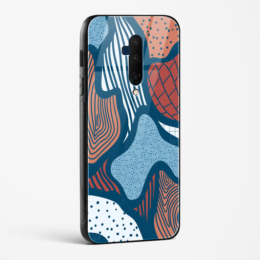 Doodle Waves OnePlus OnePlus 7 Pro Glass Gripper Case