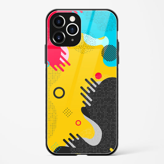 Boho Abstract Apple iPhone 11 Pro Glass Gripper Case