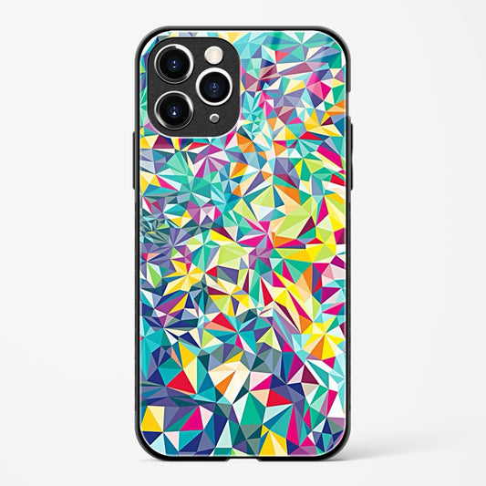 Colorful Geometric Abstract Apple iPhone 11 Pro Max Glass Gripper Case