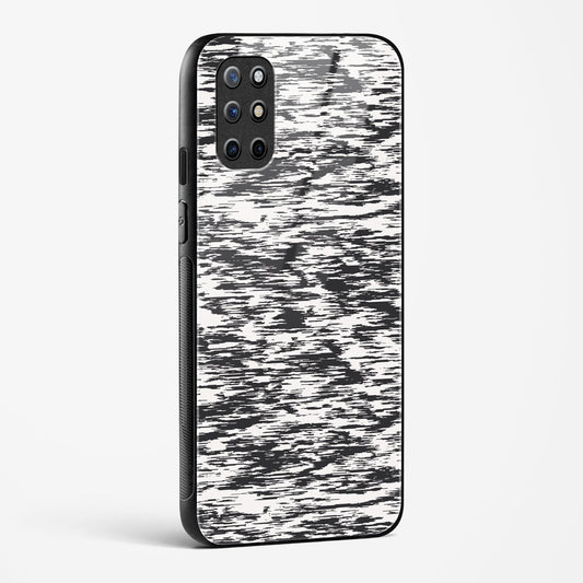 Black and White Glitch OnePlus OnePlus 8T Glass Gripper Case