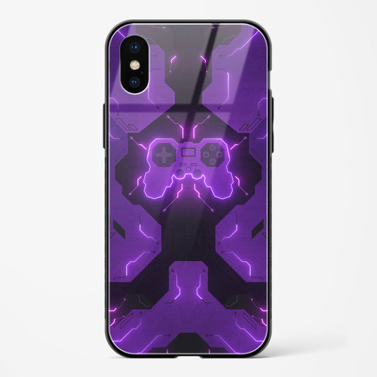 Violet Vortex Apple iPhone XS Glass Gripper Case