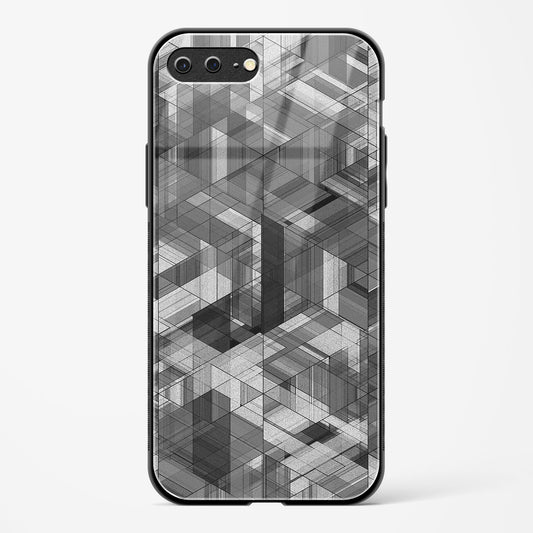 Black Diamond Grid Apple iPhone 8 Plus Glass Gripper Case