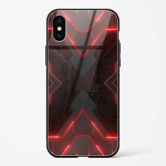 Red Horizon Apple iPhone XS Glass Gripper Case