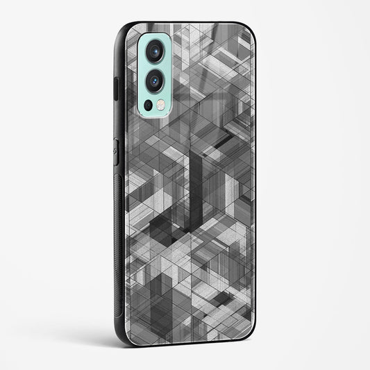 Black Diamond Grid OnePlus OnePlus Nord 2 Glass Gripper Case