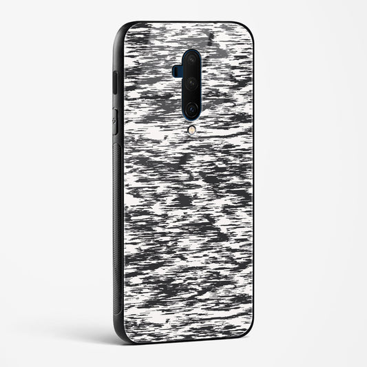 Black and White Glitch OnePlus OnePlus 7T Pro Glass Gripper Case