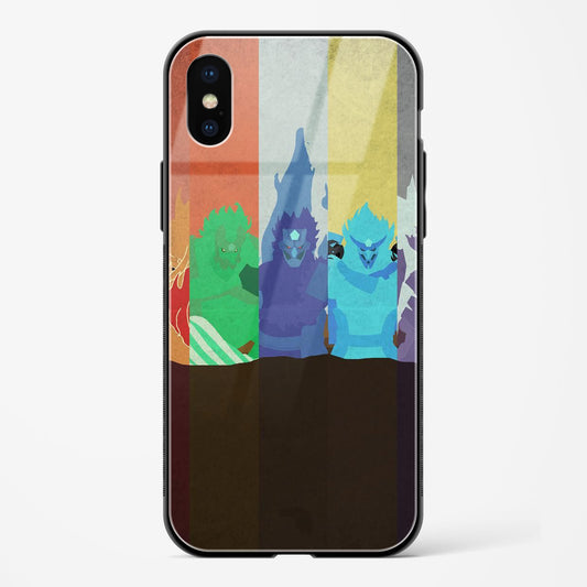 Cosmic Resonance Apple iPhone XS Glass Gripper Case