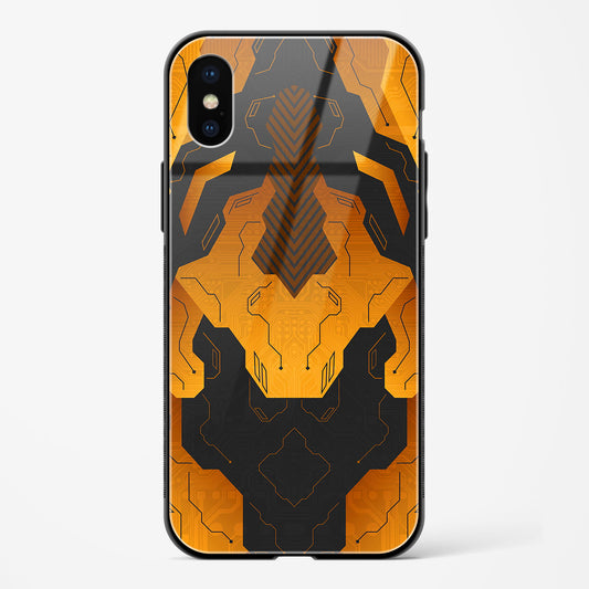 Gilded Edge Apple iPhone XS Glass Gripper Case