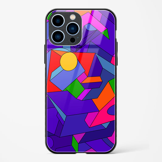 Geometric Chroma  Apple iPhone 13 Pro Max Glass Gripper Case