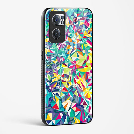 colorful geometric abstract OnePlus OnePlus Nord CE 2 5G Glass Gripper Case