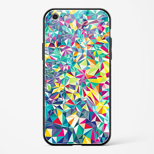 Colorful Geometric Abstract Apple iPhone 6s Plus Glass Gripper Case