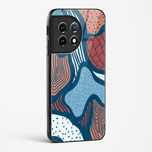 Doodle Waves OnePlus OnePlus 11R 5G Glass Gripper Case