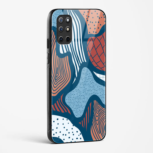 Doodle Waves OnePlus OnePlus 8T Glass Gripper Case