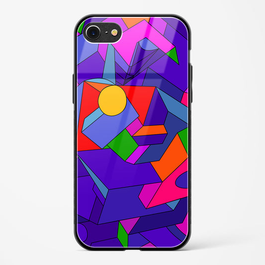 Geometric Chroma  Apple iPhone 8 Glass Gripper Case