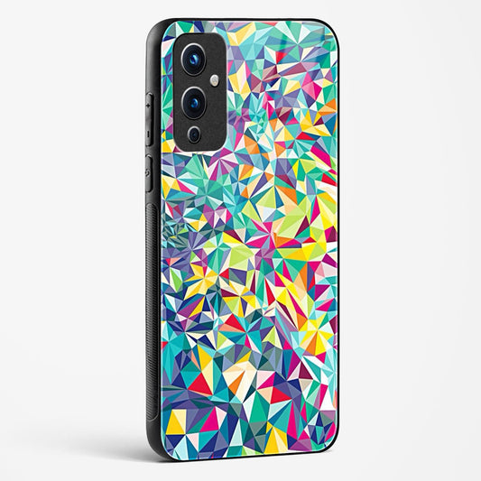 colorful geometric abstract OnePlus OnePlus 9 Glass Gripper Case