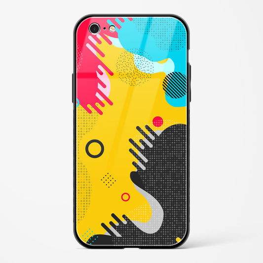 Boho Abstract Apple iPhone 6s Plus Glass Gripper Case