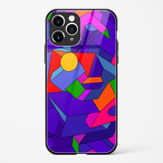 Geometric Chroma  Apple iPhone 11 Pro Max Glass Gripper Case