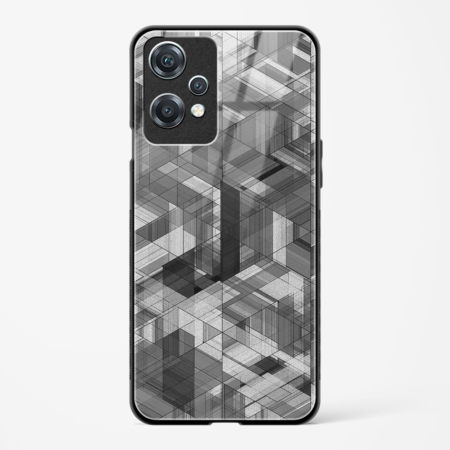 Black Diamond Grid OnePlus OnePlus Nord CE 2 Lite 5G Glass Gripper Case