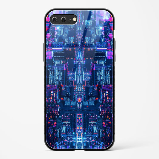 City Glitch Apple iPhone 8 Plus Glass Gripper Case