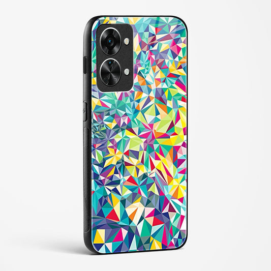 colorful geometric abstract OnePlus OnePlus Nord 2T 5G Glass Gripper Case