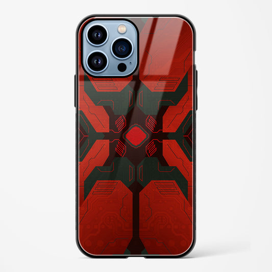 Crimson Chaos Apple iPhone 14 Pro Glass Gripper Case