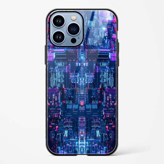 City Glitch Apple iPhone 14 Pro Glass Gripper Case