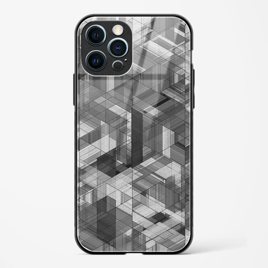 Black Diamond Grid Apple iPhone 12 Pro Max Glass Gripper Case